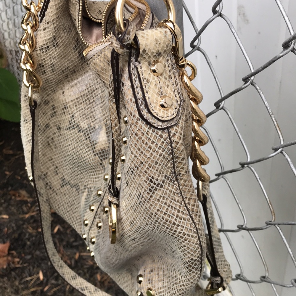 Michael Kors Python Uptown Astor Crossbody/Should… - image 1